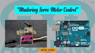 How to control a servo motor with Arduino uno  MG90S servo motor  Arduino uno project [upl. by Atokad]