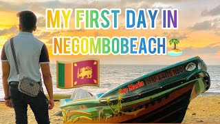 My First Day In Srilanka 🇱🇰 Vlog 3  Negombo Beach 🏝️  Catamaran hotel [upl. by Arthur]