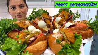 WOW 😍😋 Panes con pollo salvadoreños [upl. by Coplin]