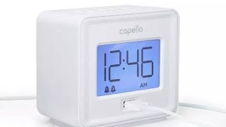 ⏰📱📚ManualCapello Alarm Clock with USB PortWhiteModelCA10 [upl. by Eisse358]