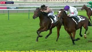 MORSAN wins PRIX DU BOIS LARIS Chantilly France 26 Oct 2024 [upl. by Terrab]