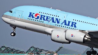 20분 거대한 비행기 인천공항 이착륙  Takeoffs and Landings at Incheon Airport Plane Spotting ICNRKSI [upl. by Neitsirhc]