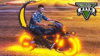 GTA V Online NOVA MOTO TRON de FOGO 3000000 INCRÍVEL [upl. by Lirrad193]