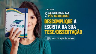 Descomplique a escrita da sua Tese Dissertação [upl. by Arahsak]