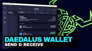 Daedalus Wallet Tutorial  Send amp Receive English [upl. by Rraval]