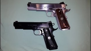 Les Baer Custom Carry vs Wilson Combat Tactical Elite 1911 45 ACP [upl. by Celle]