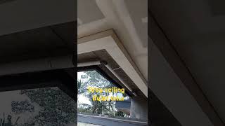 Plafon gypsum bulat telur plafongypsum plafondropceiling [upl. by Sybila]