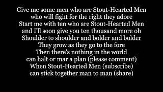 STOUT HEARTED MEN Give Me Some Men Who Are Lyrics Words text trending NEW MOON sing along song music [upl. by Harrison]