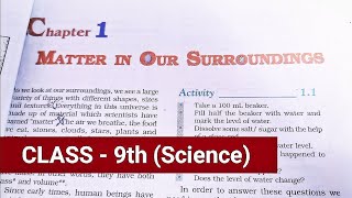 Matter in Our Surroundings Class9th Science Chapter 1ncert class9science science [upl. by Smaoht]