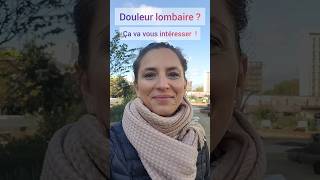 Douleur en bas du dos  Cest pour vous  lombalgie [upl. by Niliac]