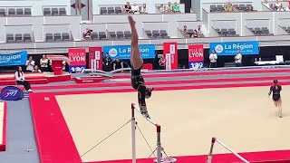 Ming Gherardi  12950 Uneven Bars  Barres  French Elite Championships 2024 [upl. by Eardna595]