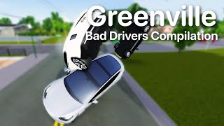 Shocking Compilation of Greenvilles Worst Drivers and Close Calls  Greenville Roblox [upl. by Surovy]