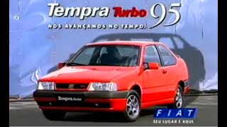 Fiat Tempra Turbo 1995 Comercial de Lançamento Propaganda Antiga  Anos 90 [upl. by Zenitram296]