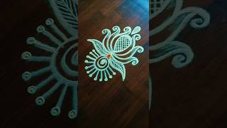 குட்டி கோலம் daily rangoli kolam alpona designstrendingviralvideoshortsshortsfeedyoutubeshorts [upl. by Irish458]