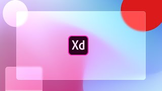 How To Make GlassMorphism New UI Design Trend 2021 In Adobe XD [upl. by Onofredo]