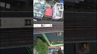 Kolkata Metro Drone View travel dronevideo metro kolkata [upl. by Holloway741]