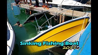 Boat Sinking  Fishing Boat Sinking Operation Rescue 2017 [upl. by Adnwahsar]