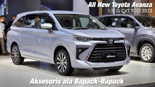 All New Toyota Avanza 15L G CVT TCO 2023 W101RE In Depth Review Indonesia [upl. by Anthia770]