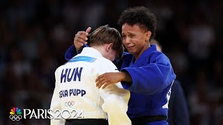 Amandine Buchard wins bronze in womens judo for host country France  Paris Olympics  NBC Sports [upl. by Hollie]