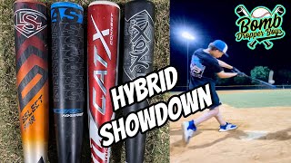 Hybrid Showdown  Marucci CAT X Connect  Louisville Slugger Select PWR  Easton Encore  USSSA bats [upl. by Ainer]