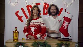 Fireball Whisky Introduces The NonDenominational Holiday Themed Whisky Stocking w Hannah Stocking [upl. by Nedrah162]