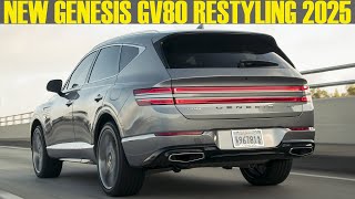 20242025 RESTYLING Genesis GV80  New Official Information [upl. by Naihtsirc]