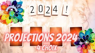 VOTRE ANNÉE 2024 🔮 TIRAGE TAROT 🔮 4 CHOIX [upl. by Mairb]