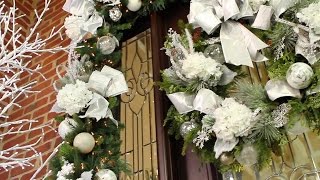 How to Decorate Your Holiday Entryway video [upl. by Sansone]