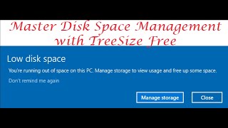 Master Disk Space Management with TreeSize Free [upl. by Pepe158]