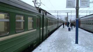 Электропоезд ЭД4М0310 станция Петушки [upl. by Adnilav]