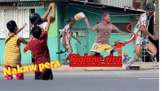 TAONG GRASA PRANK GONE WRONG “ PUBLIC PRANK “  Nag nakaw ng pera at nag serado ng barber shop [upl. by Letsyrk404]