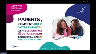 Parents comment aider votre enfant à faire le bon choix de formation parmi les offres post bac [upl. by Peer996]