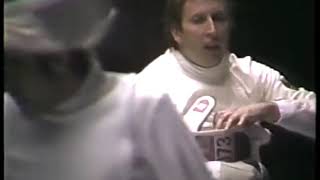 1984 Mens Team Epee Olympics FRA Philippe Boisse VS FGR Volker Fischer [upl. by Jerrold]