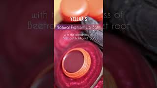 NATURAL PIGMENTED LIP BALM Alkanet root amp Beetroot lip balm [upl. by Cantlon]