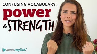 POWER or STRENGTH 💪🏼 Confusing English Vocabulary [upl. by Braswell]