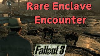 Rare Enclave Encounter  Enclave Soldiers doing pushups  Fallout 3 [upl. by Lexis943]