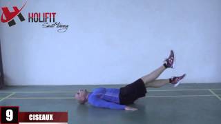 Exercice fitness Ciseaux [upl. by Ylahtan]