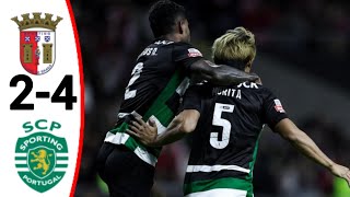 Braga vs Sporting 24 Conrad Harder Goal All Goals and Extended Highlights [upl. by Nivk749]