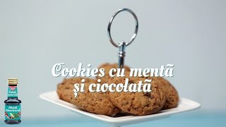 Rețetă Cookies cu mentă şi ciocolată [upl. by Gaelan]