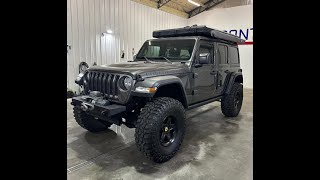 2019 Jeep Wrangler Rubicon Solar Rooftop Tent Awning Off Grid Camping [upl. by Amador]