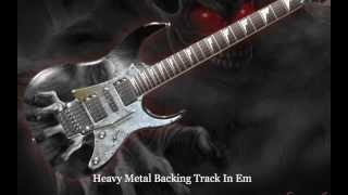 Heavy Metal Backing Track In E Minor [upl. by Uke880]