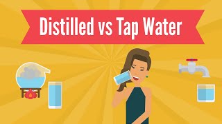 Difference between distilled and tap water [upl. by Codi]