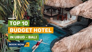 TOP 10 Budget Hotels in Ubud Bali  BOOK NOW Online Reservation [upl. by Dominica]