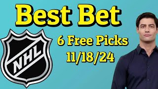 quot🔥 MUSTSEE NHL Predictions for 1118 Shocking AI Picks Inside 🚨quot [upl. by Linzy]