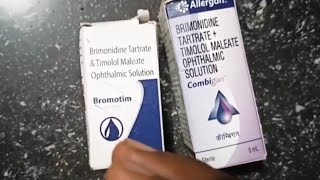 Combigan eye dropBrimonidine TartrateampTimolol Maleate Ophthalmic solution DropBromotim Eye Drop [upl. by Felisha]