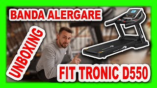 Facem UNBOXING Banda de alergat electrica FitTronic D550  cumparata de pe emag sport acasa [upl. by Iturk]