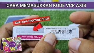 Cara Memasukkan Kode Voucher Kuota Axis Terbaru 2024 [upl. by Ponzo]