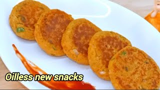 எண்ணெயில்லாம மொறுமொறு கமகமனு கொண்டக்கடலை கட்லெட்Chickpeas cutlet snacks [upl. by Lars]