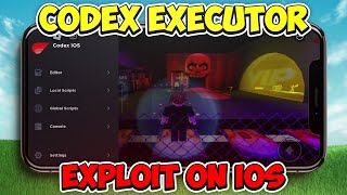 NEW ROBLOX HOW TO EXPLOIT ON IOS  CODEX EXECUTOR [upl. by Bowers]