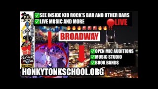 NASHVILLE DOWNTOWN BROADWAY LIVE KID ROCKS BAR AND MORE 81524 THURSDAY NIGHT IRL STREAM [upl. by Halilahk]